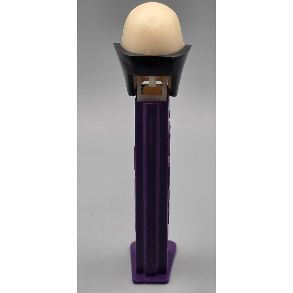 Vintage 1991 PEZ Dr Skull Dispenser Purple Stem Feet Made in Slovenia Halloween - Picture 4 of 6